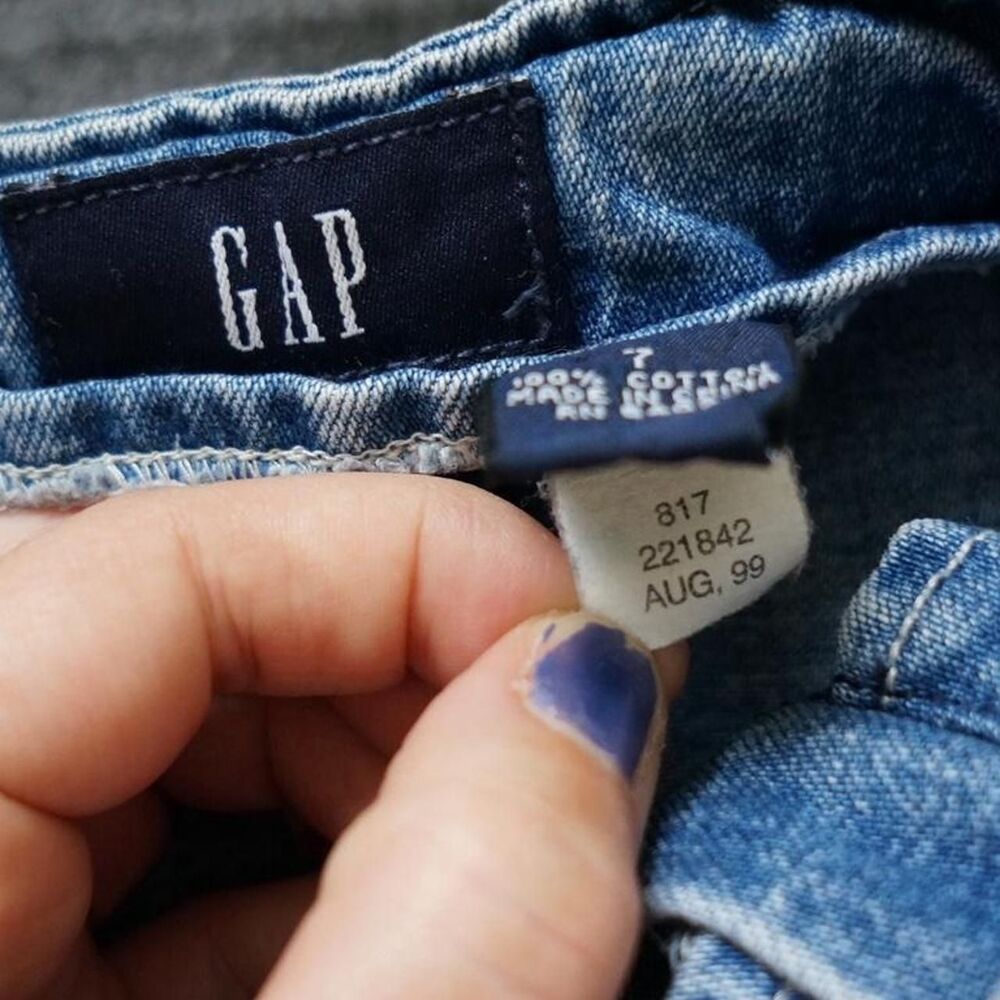 Vintage Gap Children’s Denim Skirt Size 7 - Picture 7 of 8